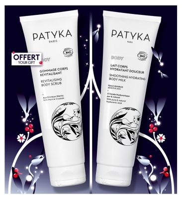 PATYKA Body Gommage Corps Revitalisant Bio 150 ml + Lait Corps Hydratant Bio 150 ml Offert