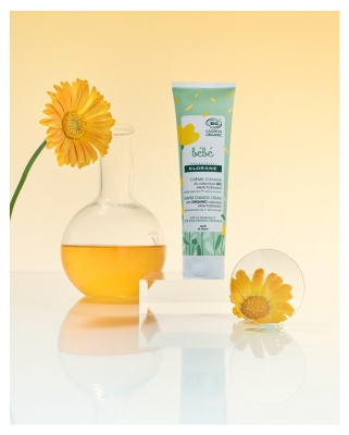Klorane Crème Change Certifiée Bio au Calendula - Change Siège - Bébé 100 ml