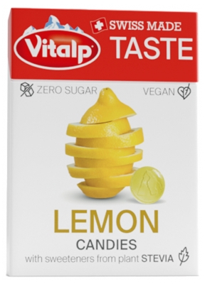 Vitalp Bonbons Sans Sucre Avec Stévia - Citron 25 g