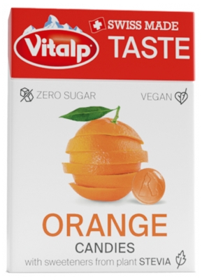 Vitalp Bonbons Sans Sucre Avec Stévia - Orange 25 g