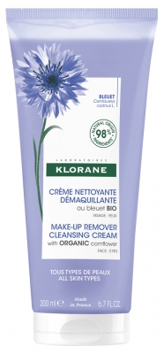 Klorane Bleuet Crème Nettoyante Hydratante 200 ml