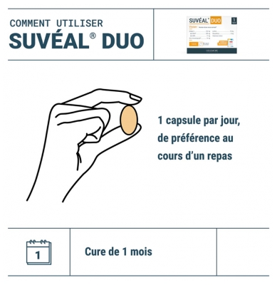 Densmore Suvéal Duo Vision 1 Mois 30 Capsules