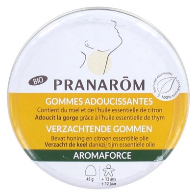 Pranarôm Aromaforce Gommes Adoucissantes Miel/Citron