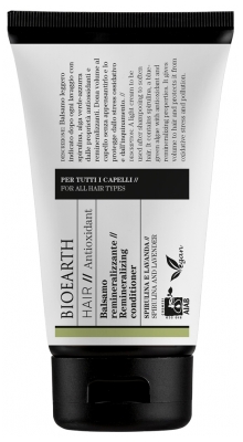 Bioearth Après-Shampoing Reminéralisant Spiruline Tous Types de Cheveux 150 ml
