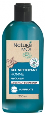 Naturé Moi Homme Gel Nettoyant Visage Extrait de Cascara Bio 200 ml