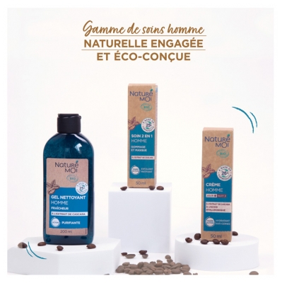 Naturé Moi Homme Crème Hydratante Jour Nuit Extrait de Cascara Bio 50 ml