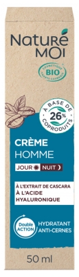 Naturé Moi Homme Crème Hydratante Jour Nuit Extrait de Cascara Bio 50 ml