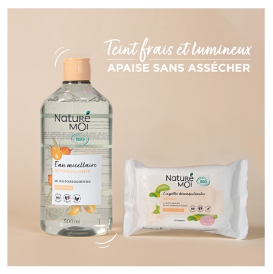 Naturé Moi Eau Micellaire Démaquillante Visage et Yeux Bio 500 ml