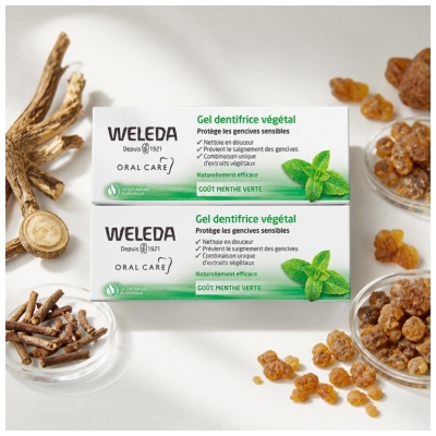 Weleda Duo Gel Dentifrice Végétal - 2 X 75 ml