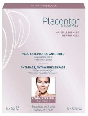 Placentor Pads Yeux Anti Poches Anti Rides Boîte 6 Sachets