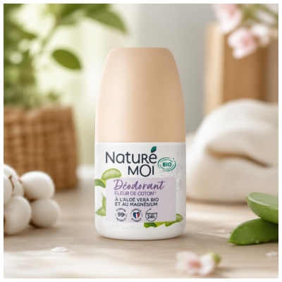 Naturé Moi Déodorant Fleur de Coton Efficacité 24H Bio 50 ml