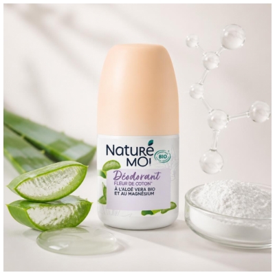 Naturé Moi Déodorant Fleur de Coton Efficacité 24H Bio 50 ml