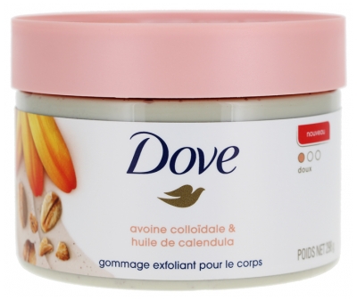 Dove Gommage Corps Doux Avoine Colloïdale et Huile de Calendula 298 g