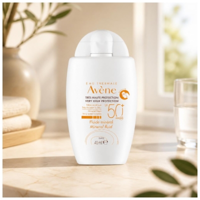 Avène Cicalfate Eau Thermale - Solaire - Fluide Minéral SPF 50+ 40 ml
