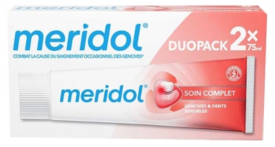 Meridol Soin Complet Sensibilité Dentifrice Lot 2 x 75 ml