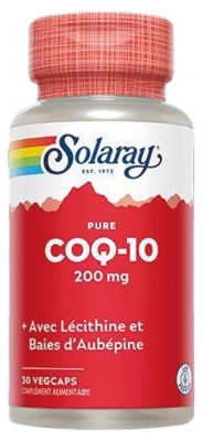 Solaray Co Q10 - 200 mg - 30 Caps. Vég.