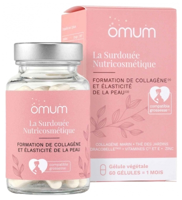 Omum la Surdouée Nutricosmétique : Complément Alimentaire Vergetures - 60 Gélules