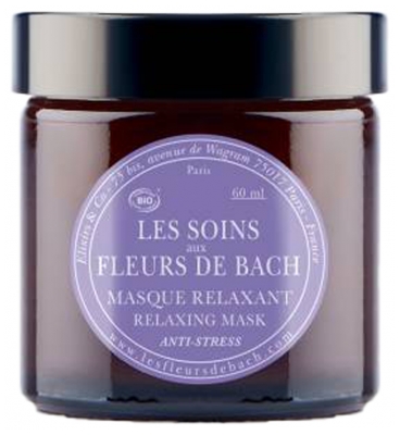 Masque visage apaisant aux fleurs de Bach anti-stress 60ml