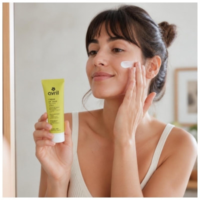 Avril Crème de Jour Visage Peaux Sèches et Sensibles Bio 50 ml