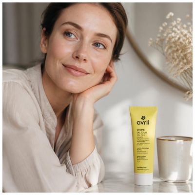 Avril Crème de Jour Visage Peaux Sèches et Sensibles Bio 50 ml
