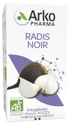 Arkopharma Radis Noir Bio - 40 Gélules