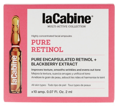 laCabine Pure Retinol Ampoules 10 x 2 ml