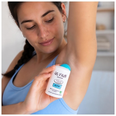Gel d'Alun Déodorant en Gel Pierre d'Alun & Aloe Vera Parfum Aquatique 50 ml