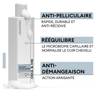 OMA & ME Shampoing Anti-Pelliculaire Pellicules Sèches 150 ml