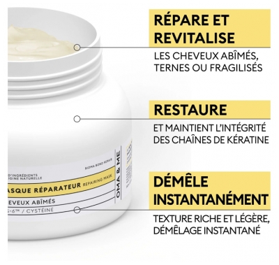 OMA & ME Masque Réparateur Cheveux Abîmés 250 ml
