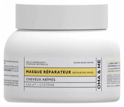 OMA & ME Masque Réparateur Cheveux Abîmés 250 ml