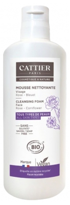 Cattier Mousse Nettoyante Visage Toutes Peaux Bio 150 ml