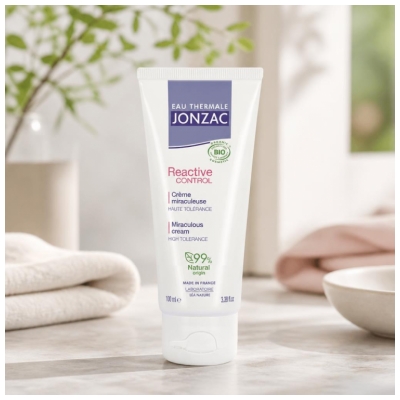 Eau Thermale Jonzac Reactive CONTROL Crème Miraculeuse Haute Tolérance Bio 100 ml