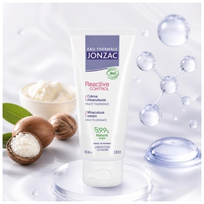 Eau Thermale Jonzac Reactive CONTROL Crème Miraculeuse Haute Tolérance Bio 100 ml