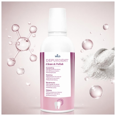 Wild Depurdent Clean & Polish Bain de Bouche Dents Blanches 500 ml