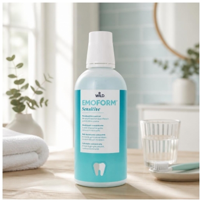 Wild Emoform Sensitive Bain de Bouche Gencives Sensibles 500 ml