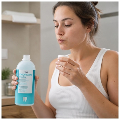Wild Emoform Sensitive Bain de Bouche Gencives Sensibles 500 ml