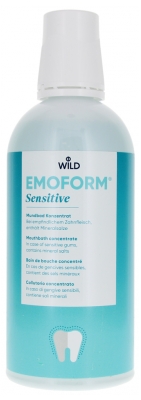 Wild Emoform Sensitive Bain de Bouche Gencives Sensibles 500 ml