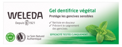 Weleda Gel Dentifrice Végétal Gencives Sensibles 75 ml
