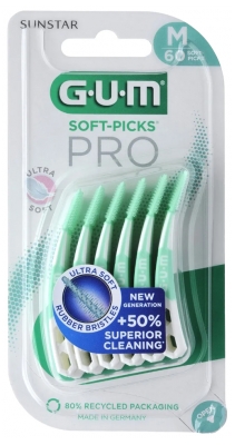 GUM Soft-Picks Pro 60 Brossettes