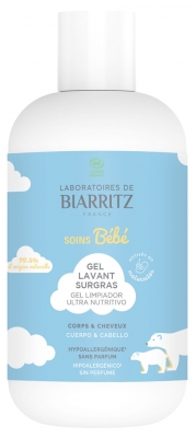 Laboratoires de Biarritz Gel Lavant Surgras Sans Parfum Bio 200 ml