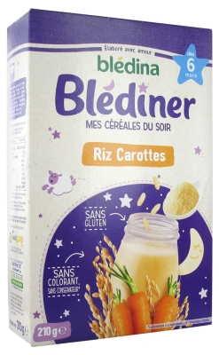 Blédina Blediner Riz Carottes