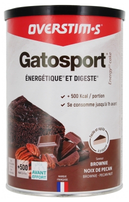 Overstims Gatosport - Saveur : Brownie - Noix de Pécan