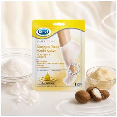 Scholl Masque Pieds à l'Huile d'Argan