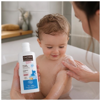 Cattier Baby Mousse Lavante Bébé Bio 150 ml