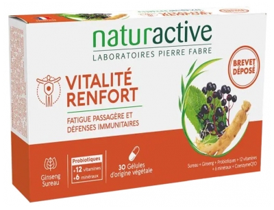 Naturactive Vitalité Renfort 30 Gélules d'Origine Végétale