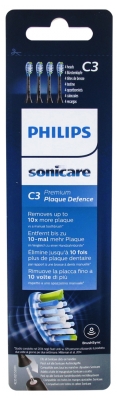 Philips Sonicare Hx9044/33 C3 Premium Plaque Défense Noire X4