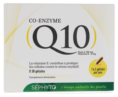 Séphyto Co-Enzyme Q10 + Vitamine E 30 Gélules