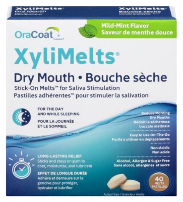 Xylimelts Saveur Menthe Douce 40 Comprimés
