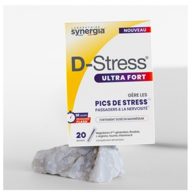 Synergia D-Stress Ultra Fort - Pics de Stress - 20 Sachets