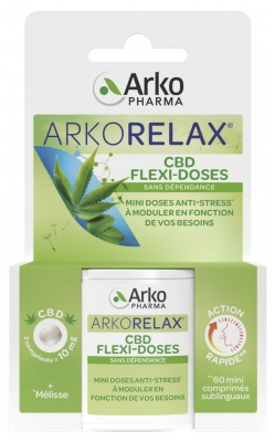 Arkopharma Arkorelax Stress CBD 60 Comprimés Sublingaux